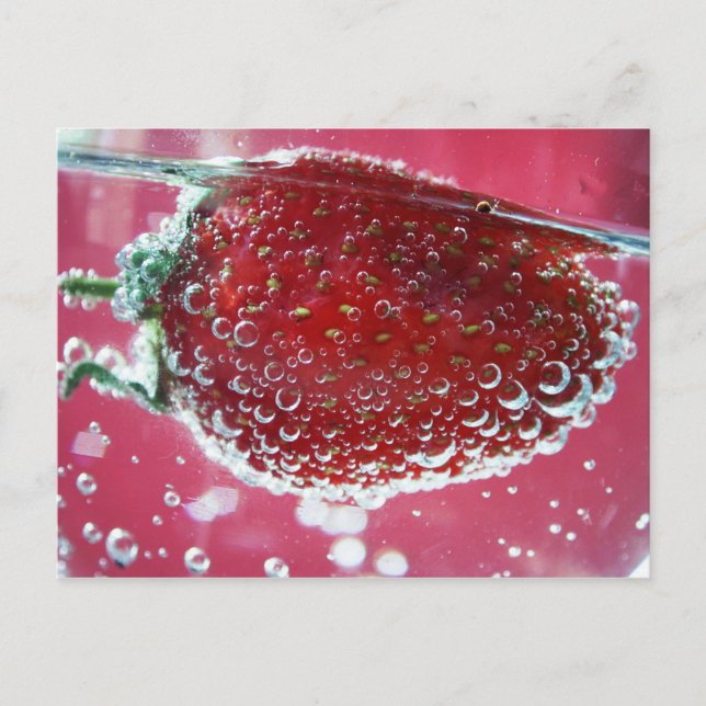 Postkarte "Schwimmfrüchte existieren" (Vorderseite)