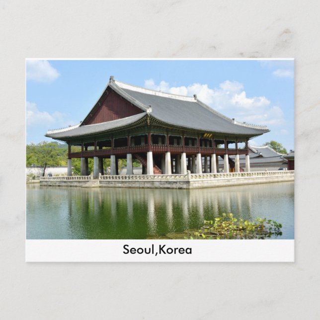 Postkarte Seouls Korea (Vorderseite)
