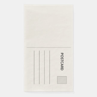 Postkarte Serviette