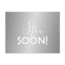 Postkarte - Sie sehen bald Silber