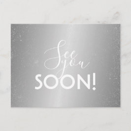 Postkarte - Sie sehen bald Silber