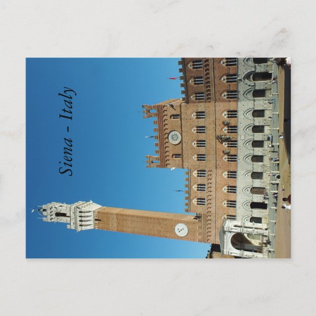 Postkarte - Siena, Italien (Vorderseite)