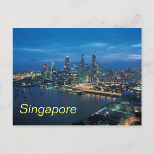 Postkarte Singapur