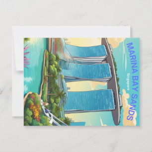 Postkarte Singapur