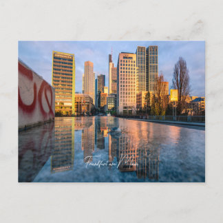Postkarte Skyline Frankfurt am Main 