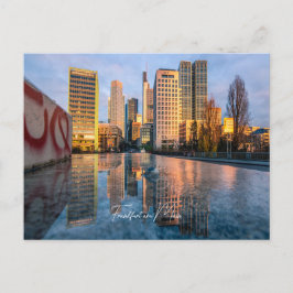 Postkarte Skyline Frankfurt am Main