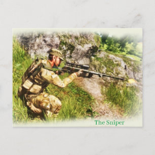Postkarte: Sniper Postkarte