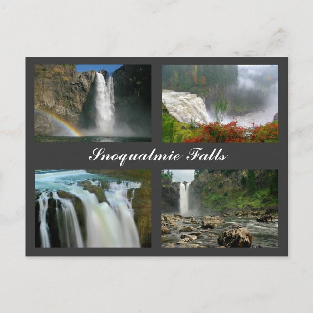 Postkarte Snoqualmie Falls (Vorderseite)