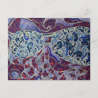 Postkarte: Sonnenbrille nachts Postkarte