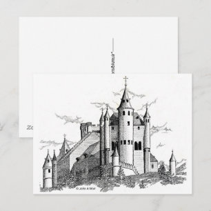 Postkarte - Spanisches Schloss
