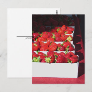 Postkarte - Srawberry-Körbe (vrt)