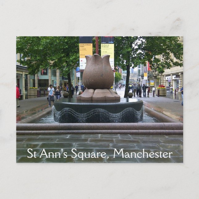 Postkarte St Ann's Square (Vorderseite)