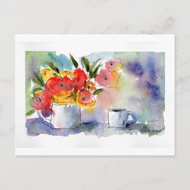 Postkarte "Standlife Watercolor" (Vorderseite)