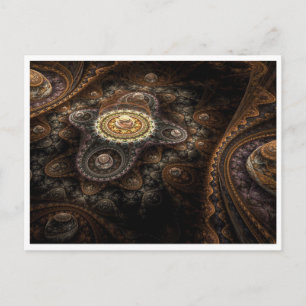Postkarte - Steampunk Zahnräder und Getriebe