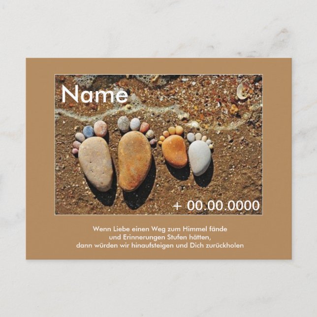 Postkarte Sternenkind (Vorderseite)