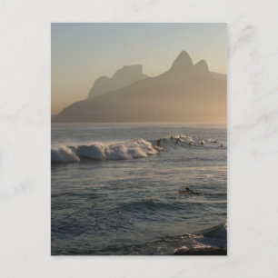 Postkarte "Sunset at Arpoador, Rio de Janeiro"