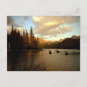 Postkarte "Sunset Lake"