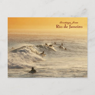 Postkarte "Surfers, Rio de Janeiro"