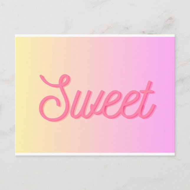 Postkarte - "Sweet" (Vorderseite)