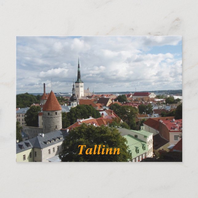 Postkarte Tallinn (Vorderseite)