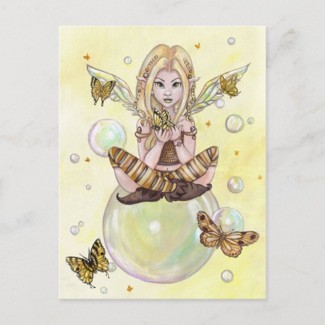 Postkarte "The Gold Fairy" (Vorderseite)
