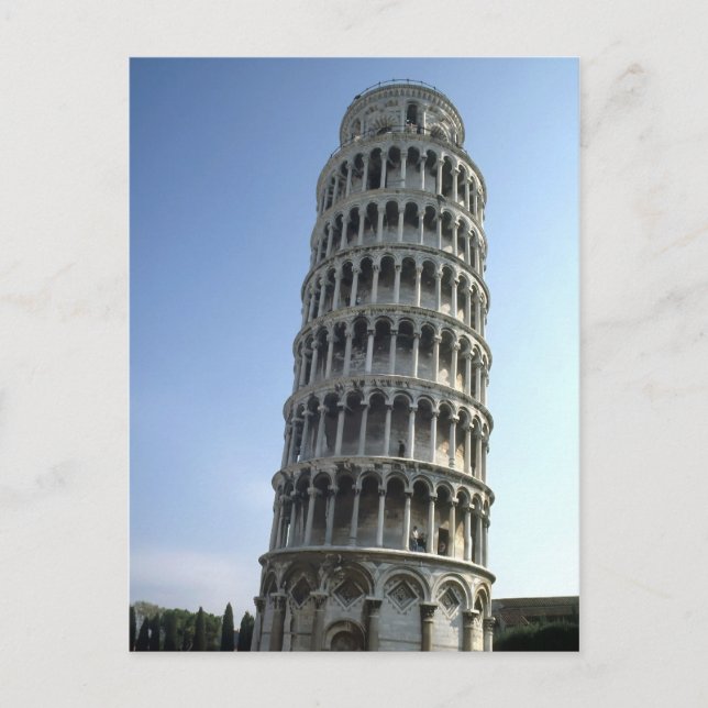 Postkarte "Tower of Pisa, Italien" (Vorderseite)