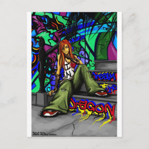 Postkarte "Traum des Drachen"