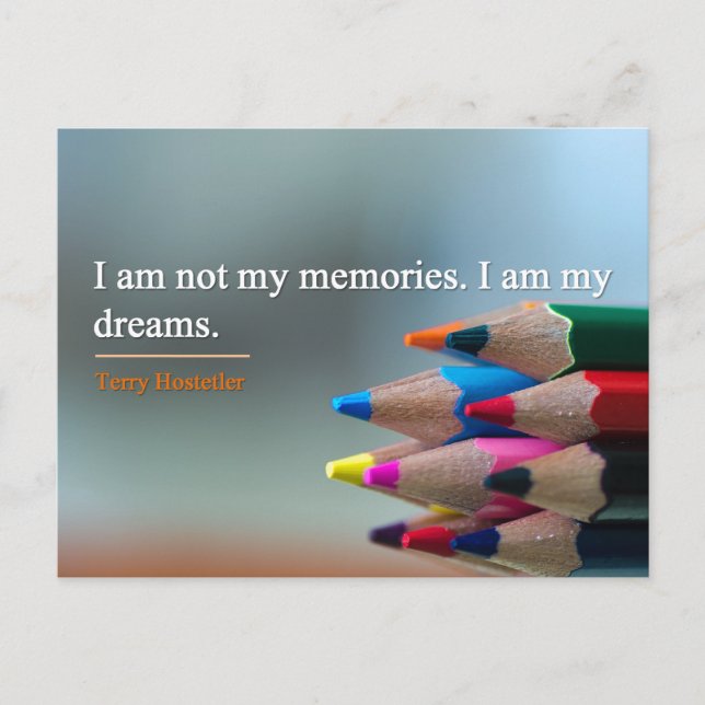 Postkarte - Träume und Erinnerungen Inspiration Zi (Vorderseite)