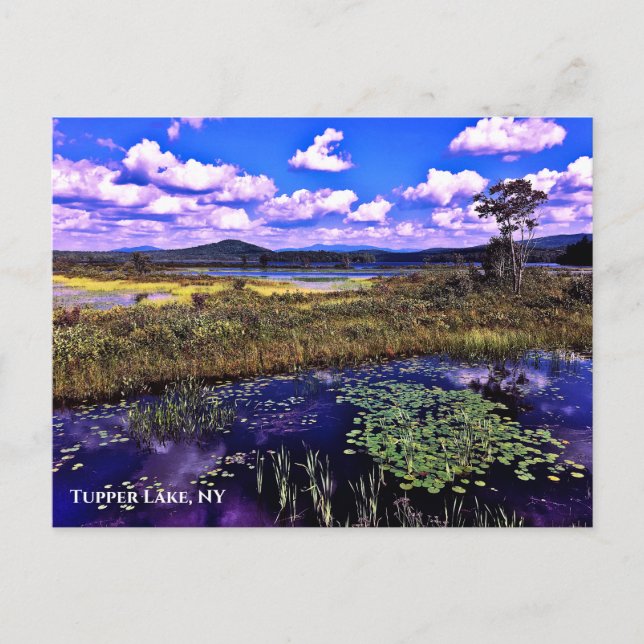 Postkarte - Tupper Lake NY (Vorderseite)