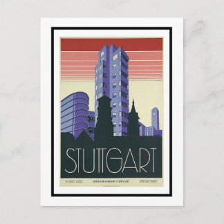 Postkarte - Verkehrsverein Stuttgart