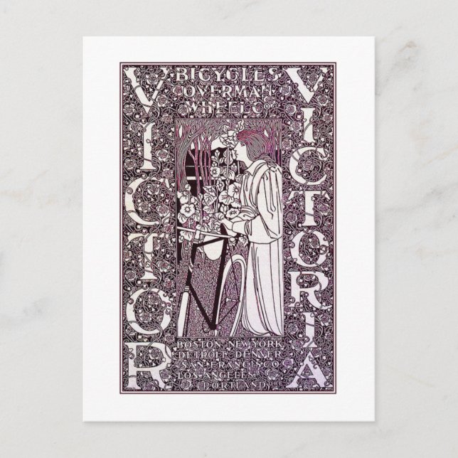Postkarte: Victor, Victoria Bicycles - Will Bradle Postkarte (Vorderseite)