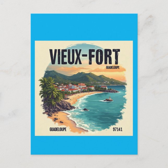 Postkarte Vieux-Fort Guadeloupe | Postkarte (Vorderseite)