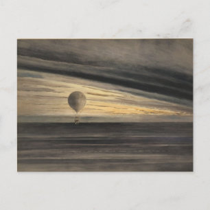 Postkarte-Vintage Art-Heißluftballons 21 Postkarte