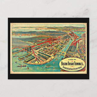 Postkarte-Vintage Boston Kunst-24 Postkarte