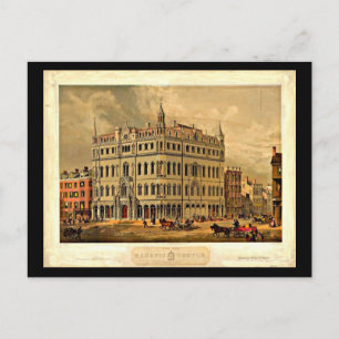 Postkarte-Vintage-Boston-Kunst-8 Postkarte
