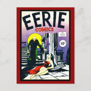 Postkarte Vintage-Comicbook-Cover