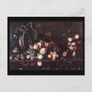 Postkarte Vintage-Kunst Stillleben Blumen
