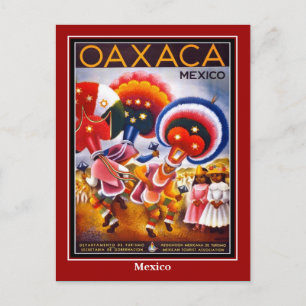 Postkarte Vintage Reise Mexiko Oaxaca