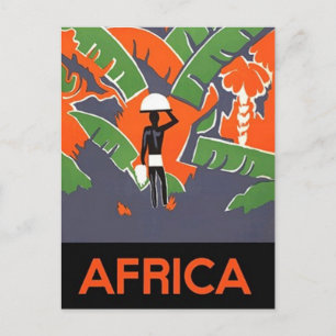 Postkarte Vintage Reise Trip Afrika Urlaub