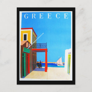 Postkarte-VIntage Travel-Griechenland Postkarte