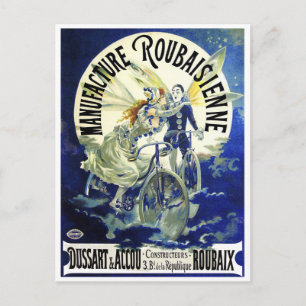 Postkarte: Vintage Zyklen: Roubaisien Postkarte