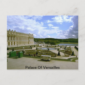 Postkarte vom Garten des Schlosses von Versailles