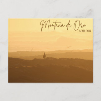 Postkarte vom Sonnenuntergang im Montaña de Oro St