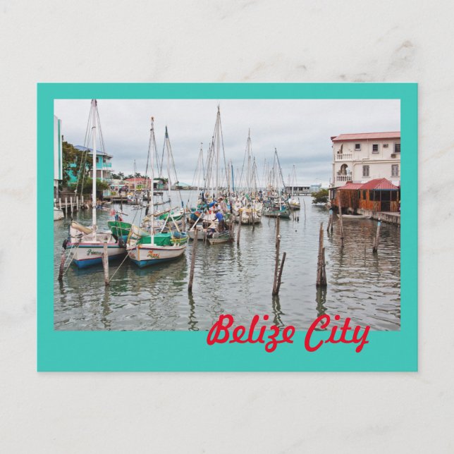 Postkarte von Belize City (Vorderseite)