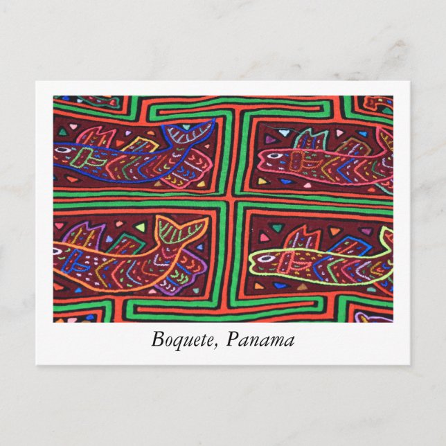 Postkarte von Boquete, Panama (Vorderseite)