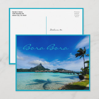 Postkarte von Bora Bora
