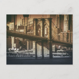 Postkarte "Von Brooklyn nach Manhattan"