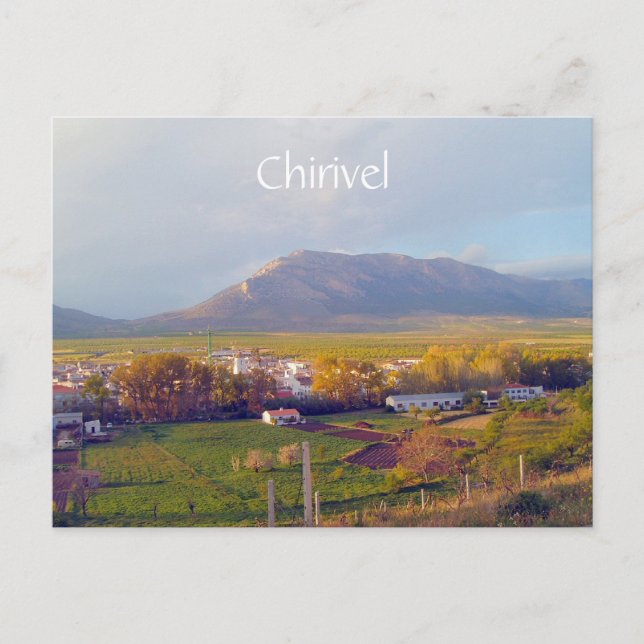 Postkarte von Chirivel, Almeria, Andalusien, Spani (Vorderseite)
