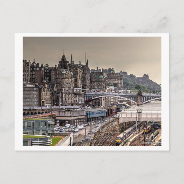 Postkarte von Edinburgh (Vorderseite)