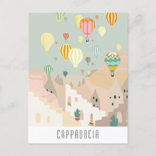 Postkarte von Kappadokien   Kapadokya Ballon